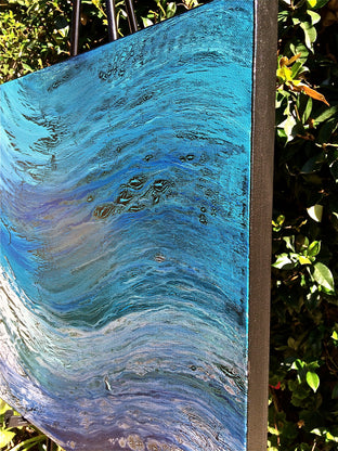 Wave by Alicia Dunn |  Side View of Artwork 