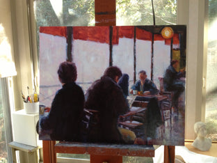 Coffee in Paris by Faye Vander Veer |  Context View of Artwork 