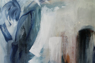 Blue Senses II by Naoko Paluszak |   Closeup View of Artwork 