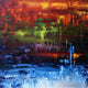 Original art for sale at UGallery.com | Reflection II by Naoko Paluszak | $1,650 | oil painting | 24' h x 24' w | thumbnail 1