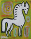 Original art for sale at UGallery.com | Fairytale Horse by Jessica JH Roller | $225 | acrylic painting | 10' h x 8' w | thumbnail 2