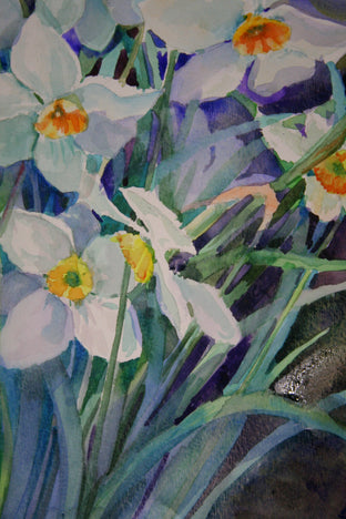 Daffodils by Suren Nersisyan |  Side View of Artwork 