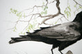 Original art for sale at UGallery.com | Crow by Suren Nersisyan | $275 | watercolor painting | 15' h x 20' w | thumbnail 4