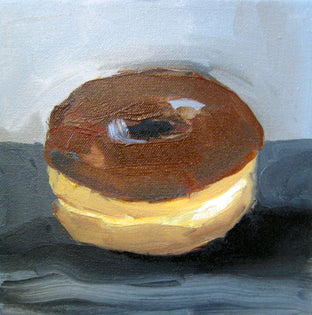 Chocolate Donut in Grey by Malia Pettit |  Artwork Main Image 