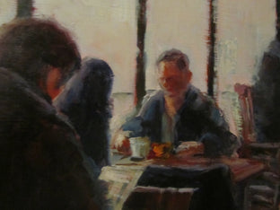 Coffee in Paris by Faye Vander Veer |   Closeup View of Artwork 