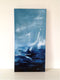 Original art for sale at UGallery.com | Blue by Sarah Parsons | $425 | oil painting | 24' h x 12' w | thumbnail 2