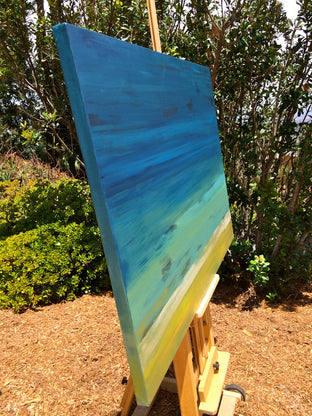 Amagansett Morning by Alicia Dunn |  Side View of Artwork 