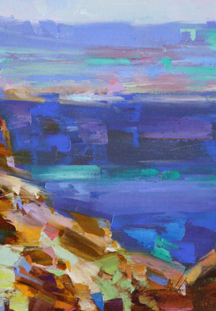 First Light in the Grand Canyon by Vahe Yeremyan |  Side View of Artwork 