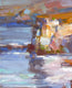 Original art for sale at UGallery.com | Sur Coast by Vahe Yeremyan | $400 | oil painting | 11' h x 14' w | thumbnail 2