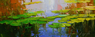 Waterlilies Huntington Park by Vahe Yeremyan |  Context View of Artwork 