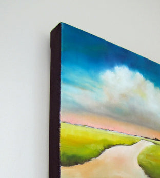 Inlet Marsh Cloud by Nancy Hughes Miller |  Side View of Artwork 