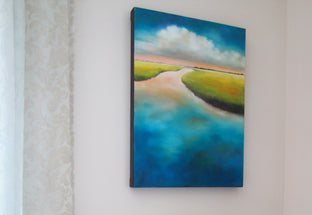 Inlet Marsh Cloud by Nancy Hughes Miller |  Context View of Artwork 