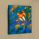 Original art for sale at UGallery.com | Red Birds by Yelena Sidorova | $625 | mixed media artwork | 20' h x 20' w | thumbnail 3