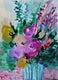 Original art for sale at UGallery.com | Candy Garden by Autumn Rose | $300 | acrylic painting | 15' h x 11' w | thumbnail 1