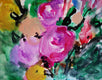 Original art for sale at UGallery.com | Candy Garden by Autumn Rose | $300 | acrylic painting | 15' h x 11' w | thumbnail 4