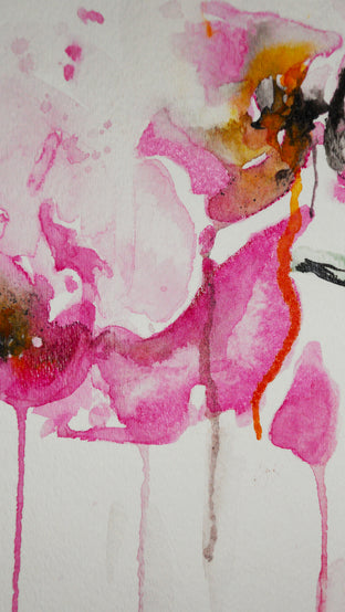 Orchid Study IX by Karin Johannesson |   Closeup View of Artwork 