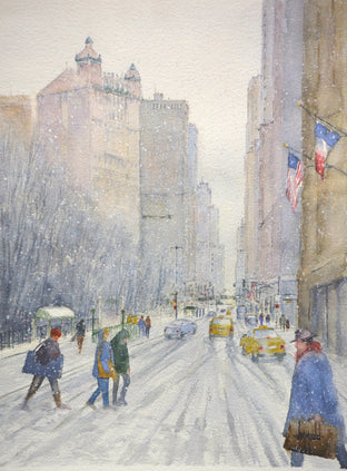 Snow in the City - New York 2 by Judy Mudd |  Artwork Main Image 