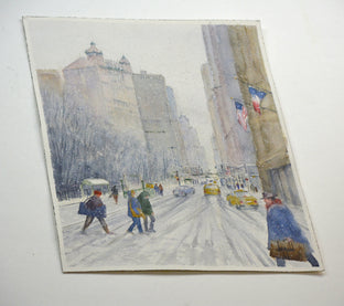 Snow in the City - New York 2 by Judy Mudd |  Context View of Artwork 