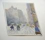 Original art for sale at UGallery.com | Snow in the City - New York 2 by Judy Mudd | $650 | watercolor painting | 16' h x 12' w | thumbnail 3