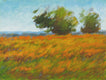 Original art for sale at UGallery.com | Soybeans and Grass by Suzanne Massion | $350 | oil painting | 6' h x 8' w | thumbnail 1