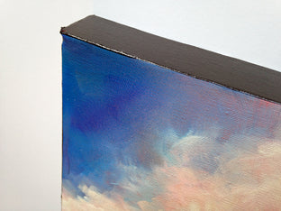 Summer Clouds Marsh by Nancy Hughes Miller |  Side View of Artwork 