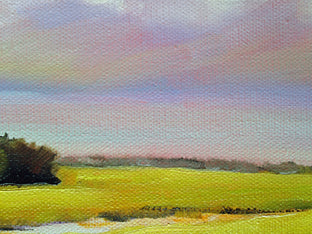 Summer Clouds Marsh by Nancy Hughes Miller |   Closeup View of Artwork 