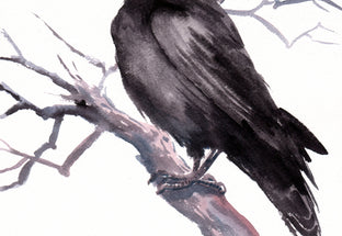 Crow on the Tree by Suren Nersisyan |  Context View of Artwork 