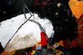 Original art for sale at UGallery.com | A Checkered Pony and a Starry Sky by Scott Dykema | $6,500 | mixed media artwork | 48' h x 48' w | thumbnail 2