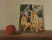 Original art for sale at UGallery.com | Temptation by Jose H. Alvarenga | $750 | oil painting | 14' h x 18' w | thumbnail 1