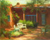 Original art for sale at UGallery.com | Adobe Courtyard by Sherri Aldawood | $525 | oil painting | 11' h x 14' w | thumbnail 1