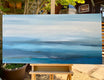 Original art for sale at UGallery.com | In Blue Dreams by Alicia Dunn | $1,700 | acrylic painting | 24' h x 48' w | thumbnail 3