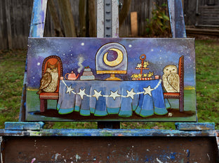 The Crescent Moon Tea Party by Andrea Doss |  Context View of Artwork 