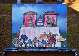 Toadstool Tea Party by Andrea Doss |  Context View of Artwork 