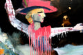 Original art for sale at UGallery.com | A Pink Fringe Jacket Bang Bang by Scott Dykema | $6,500 | mixed media artwork | 48' h x 48' w | thumbnail 3