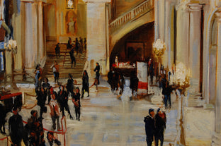 Astor Hall New York Public Library by Onelio Marrero |   Closeup View of Artwork 