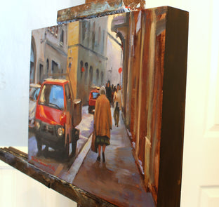 A Street in Florence by Jonelle Summerfield |  Side View of Artwork 