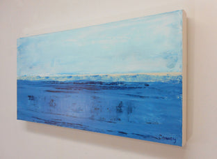 Azure by Lisa Carney |  Side View of Artwork 