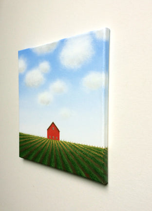 In the Summer Fields by Sharon France |  Side View of Artwork 