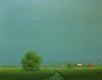 Original art for sale at UGallery.com | Near the Quiet Stream by Sharon France | $1,275 | acrylic painting | 16' h x 20' w | thumbnail 1