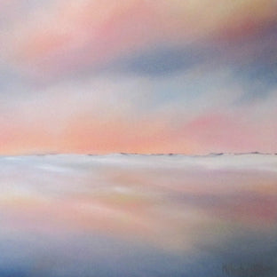 Beach Cloudscape by Nancy Hughes Miller |   Closeup View of Artwork 