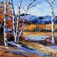 Original art for sale at UGallery.com | Study in Birch by Lisa Elley | $375 | oil painting | 12' h x 12' w | thumbnail 2