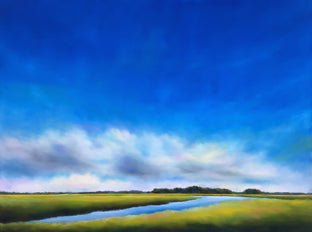 Blue Sky Marsh Creek by Nancy Hughes Miller |  Artwork Main Image 