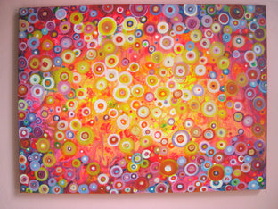 Bright Summer Lights by Natasha Tayles |  Side View of Artwork 