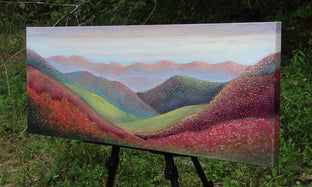 Valley of Visions by Brit J Oie |  Side View of Artwork 