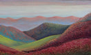 Original art for sale at UGallery.com | Valley of Visions by Brit J Oie | $1,575 | mixed media artwork | 16' h x 40' w | thumbnail 4