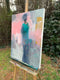 Original art for sale at UGallery.com | Delightful Memories by Gena Brodie Robbins | $1,775 | mixed media artwork | 30' h x 24' w | thumbnail 2