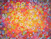 Original art for sale at UGallery.com | Bright Summer Lights by Natasha Tayles | $625 | acrylic painting | 18' h x 24' w | thumbnail 1