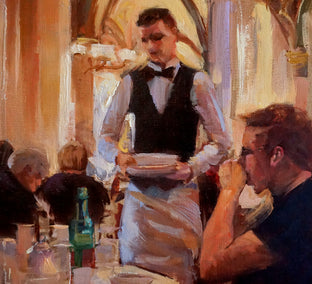 Brunch at Cafe Central by Jonelle Summerfield |  Context View of Artwork 