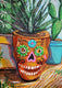 Original art for sale at UGallery.com | Cactus Garden by Kira Yustak | $700 | acrylic painting | 20' h x 16' w | thumbnail 4