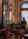 Original art for sale at UGallery.com | Cafe in Budapest by Jonelle Summerfield | $575 | oil painting | 16' h x 12' w | thumbnail 1